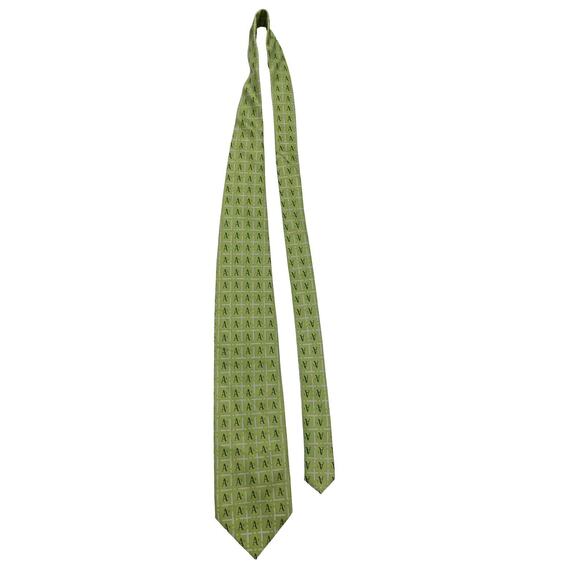 Macy’s MLB Oakland A’s Logo Green Novelty Necktie Polyester - Picture 2 of 7